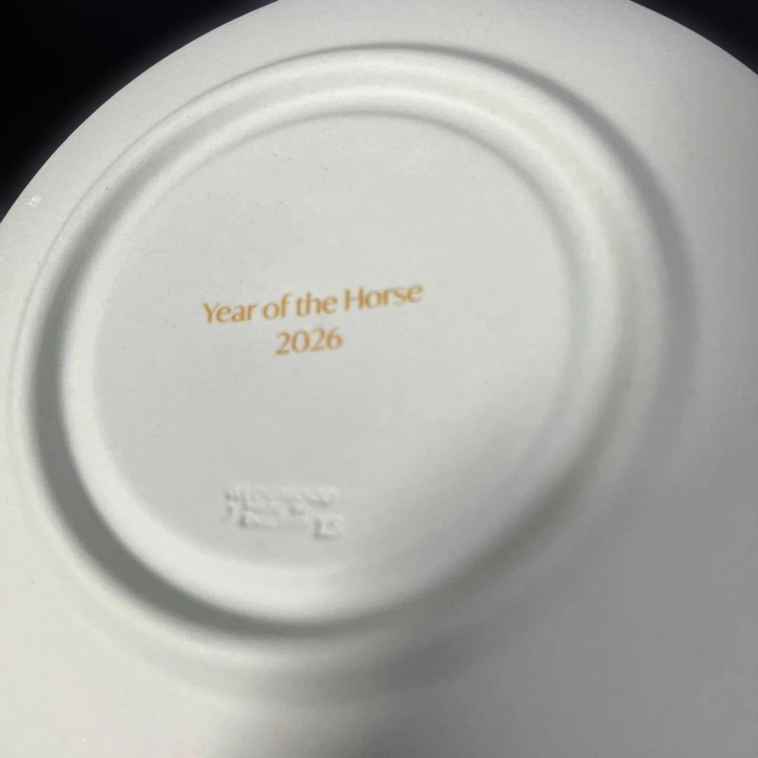 ［新品］ジャスパー　干支トレイ2026午年、馬、絵皿