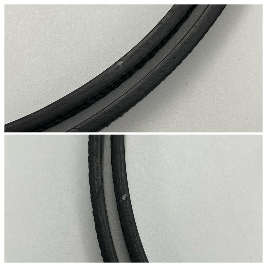 GUCCI GGマーモント レザー シルバー金具 ベルト 表記サイズ 75・30