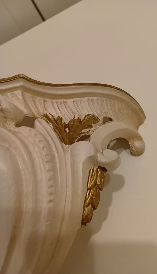 イタリア製　アンティーク　ロココ調　ミラー　コンソール　セット　姫　インテリア