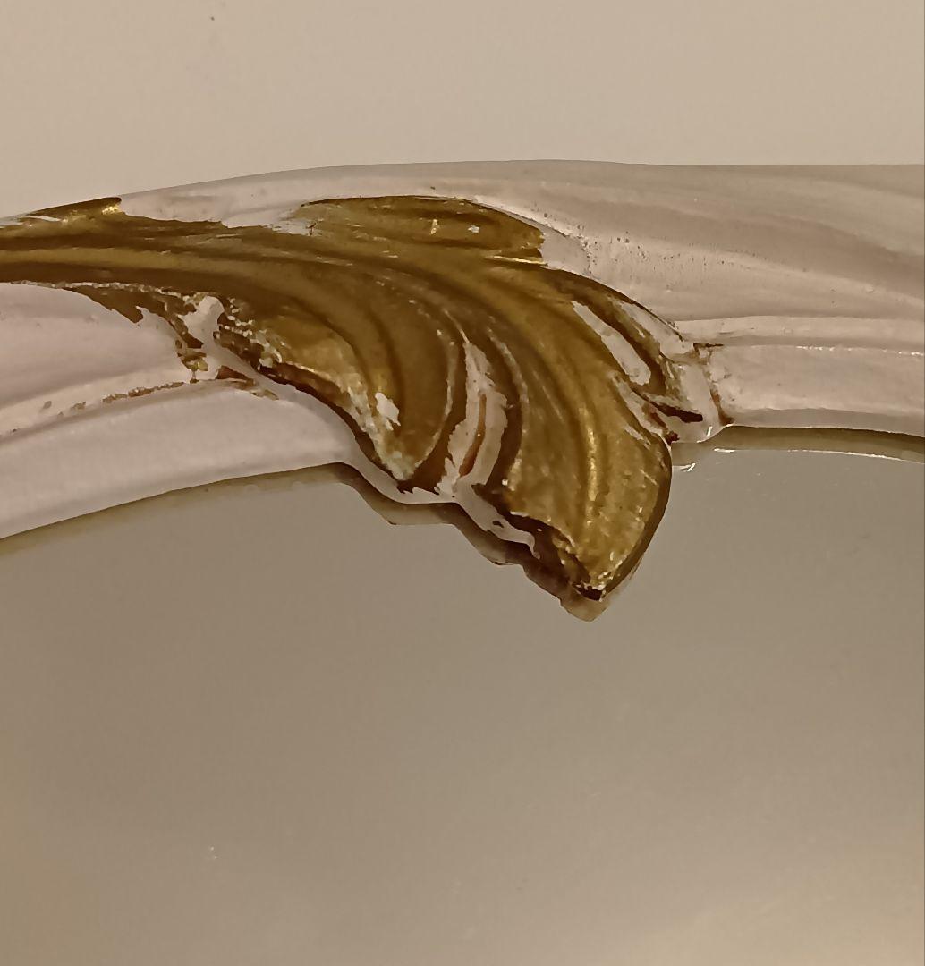 イタリア製　アンティーク　ロココ調　ミラー　コンソール　セット　姫　インテリア