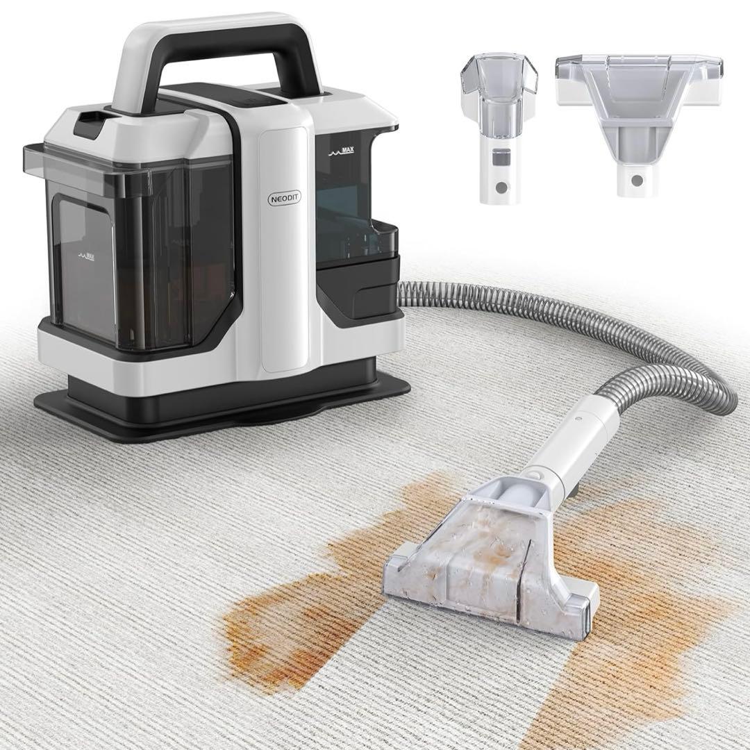 新品 カーペットクリーナー 14000pa強力吸引 リンサークリーナー 布洗浄機