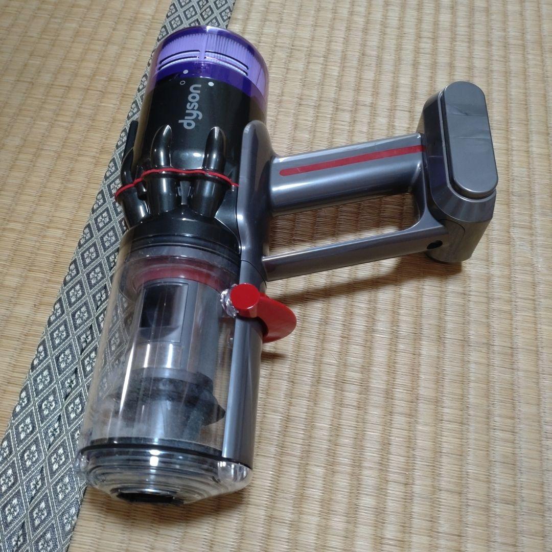 Dyson コードレス掃除機 紫色 ホルダー付き