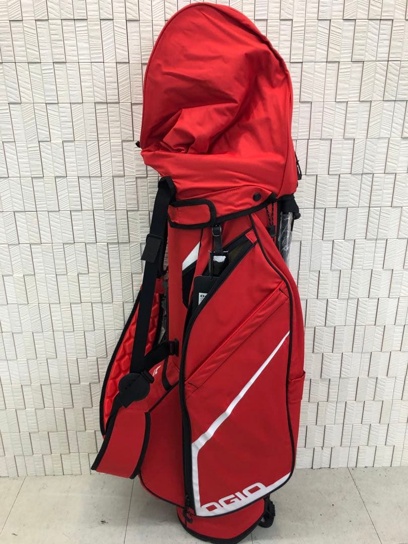 【callaway】Ogio ゴルフキャディバッグ 赤 新品タグ付き