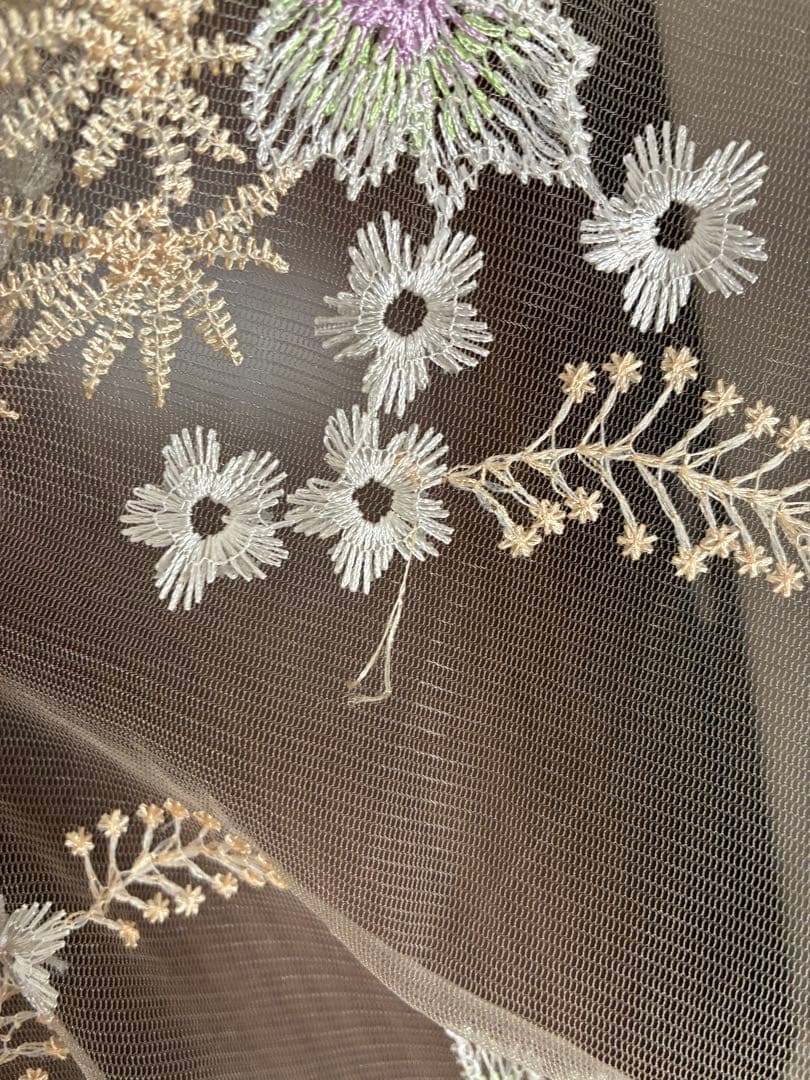 春　白無垢 オーガンジー