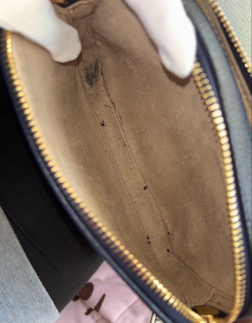 TORY BURCH ショルダーバッグ モノグラムMILLER ネイビー