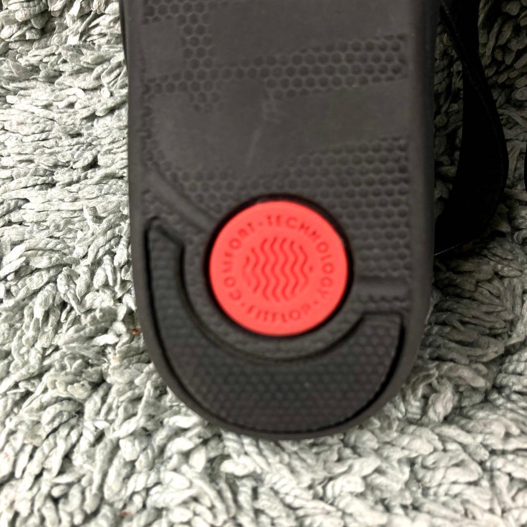 未使用級 fitflop レザー パンプス サンダル ミュール 24cm