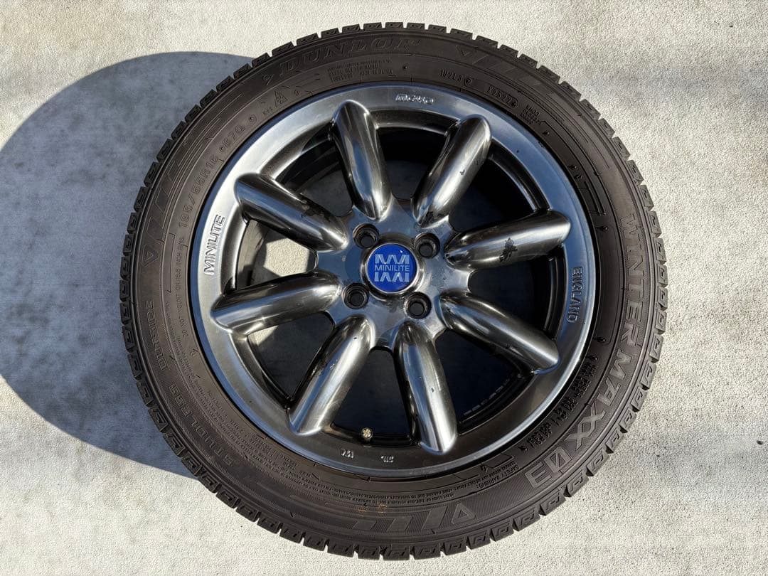 MINILITE ミニライト 16インチ 4本セット　スタッドレスタイヤ付