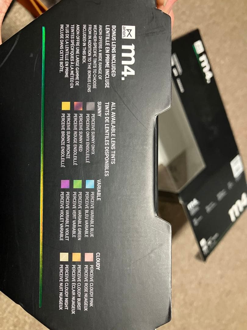 anon m4 Cylindrical アノンM4ゴーグル シリンドリカル