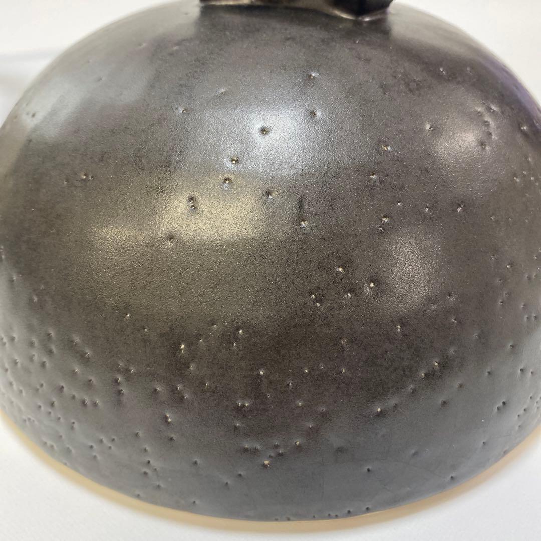 温たなべ　からくさ　唐草　8号　L 1点　4合　丸志げ陶器　焼き芋石付き　中古