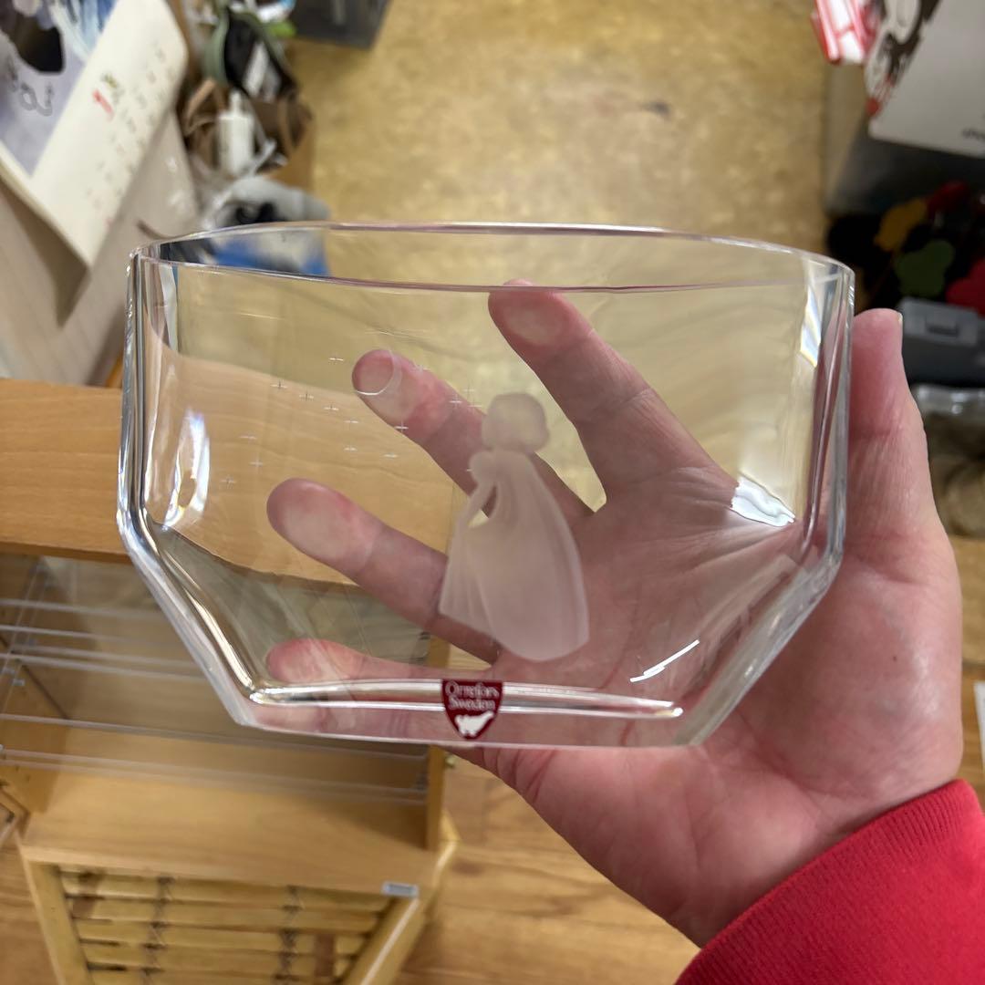 【美品】ガラス工芸品 豪華セット（オレフォス・スガハラ等）コレクションケース付