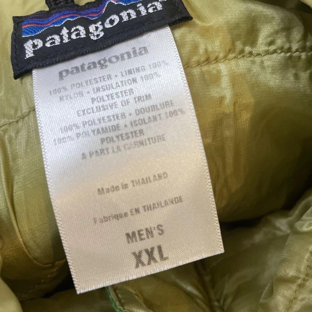L*O様 XXL patagonia ナイロン ベスト グリーン