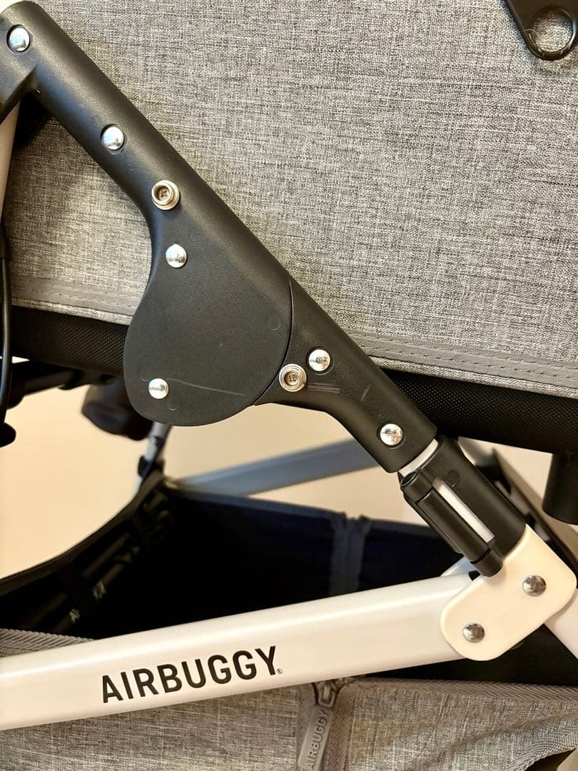 【引き取り限定】AIRBUGGY ペットカート グレー　ラージサイズ