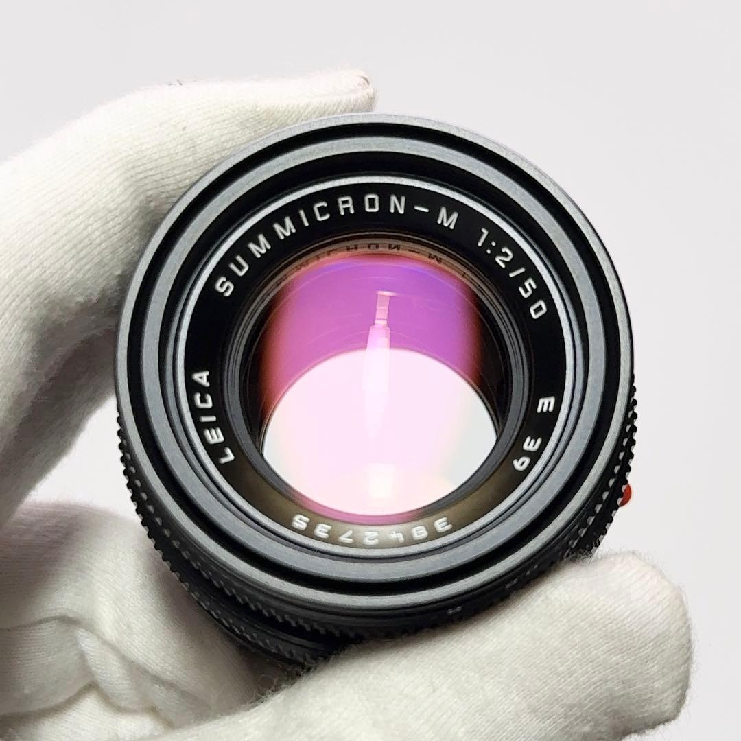 【美品】ライカ｜ズミクロン50mm F2（4th）フード組込《ブラッククローム》
