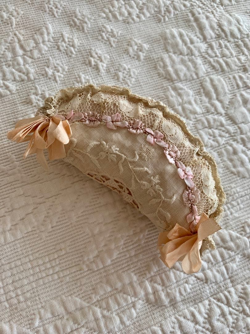 ※専用ページになります※フランスアンティークパニエドールベッド・寝具set※