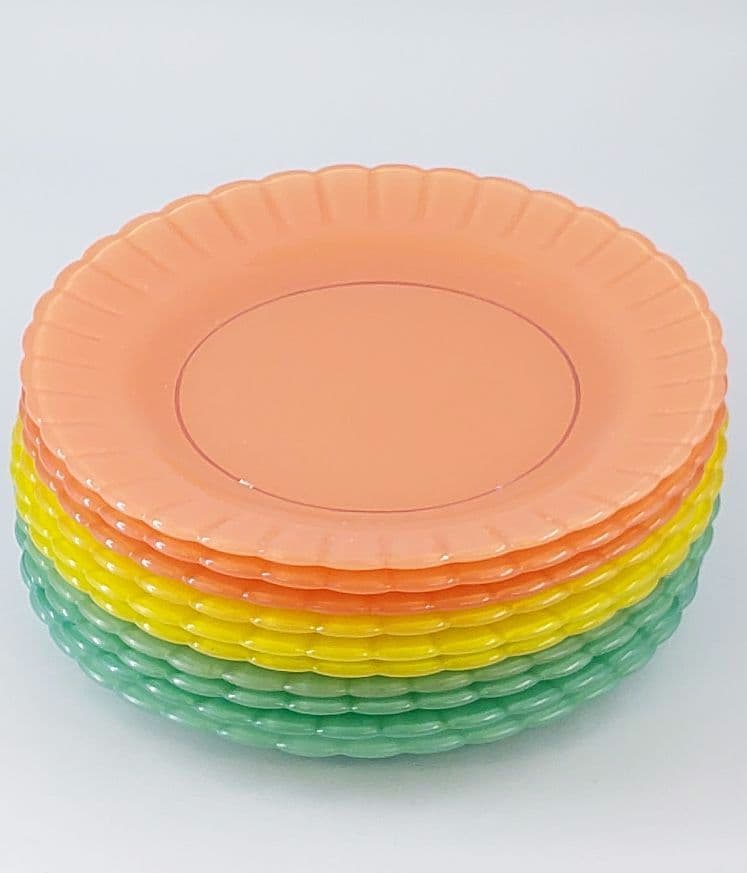 オールドデュラレックス ガラス皿 ヴィンテージ フランス 10枚まとめて レトロ