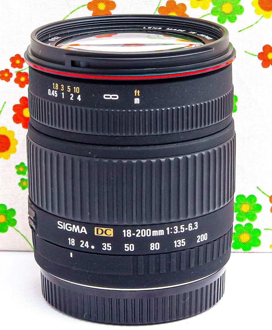 美品 シグマ SIGMA 18-200mm☆Canon用☆大人気ズームレンズ！