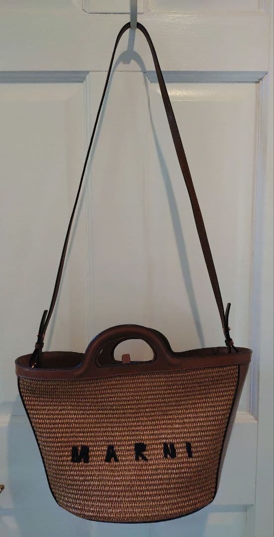 限定お値下げマルニかごバッグTROPICALIA SUMMER 2WAY BAG