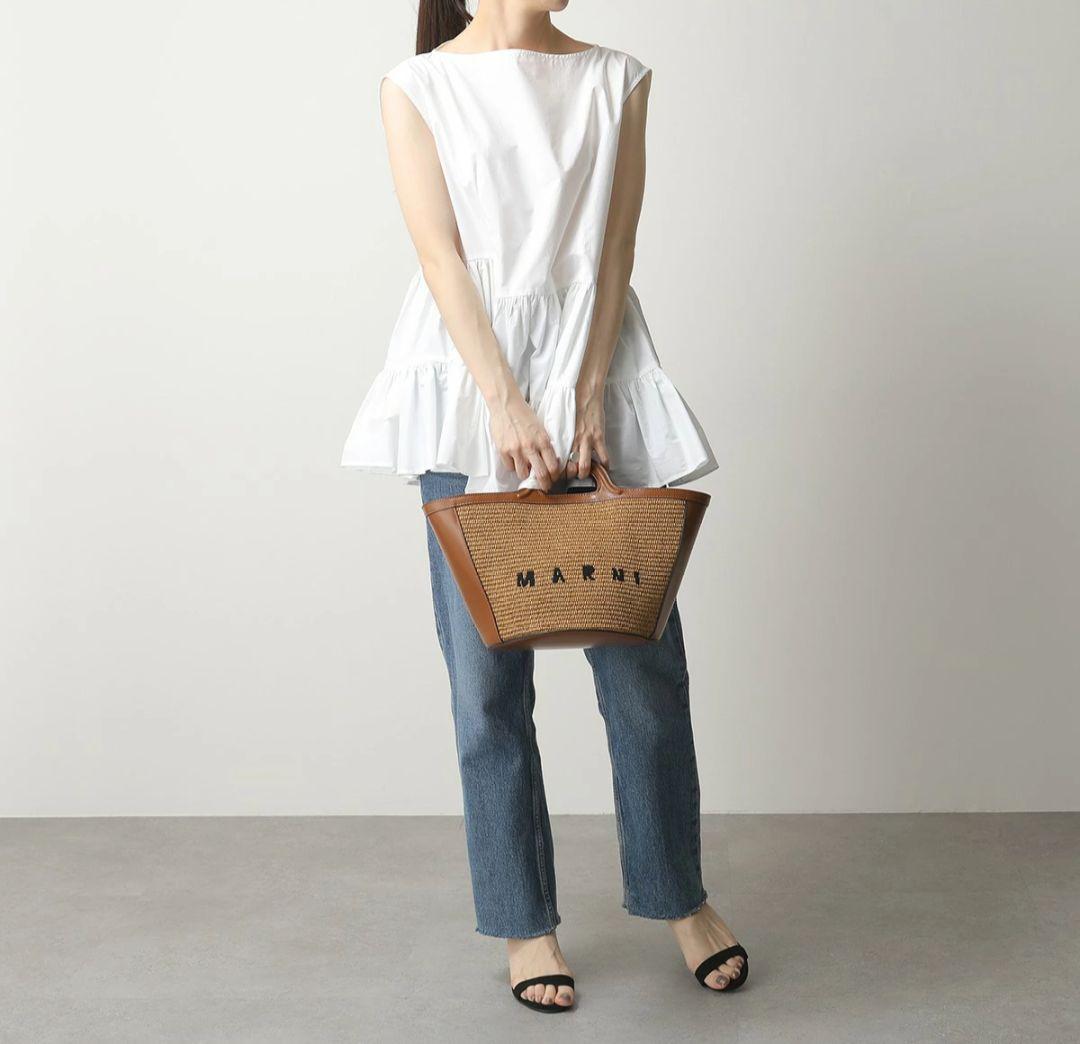 限定お値下げマルニかごバッグTROPICALIA SUMMER 2WAY BAG