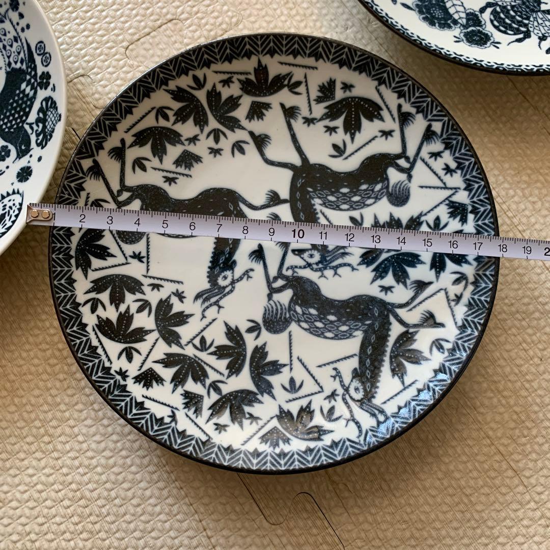 スコープ / 六寸皿 印判鳥獣五画 5枚セット