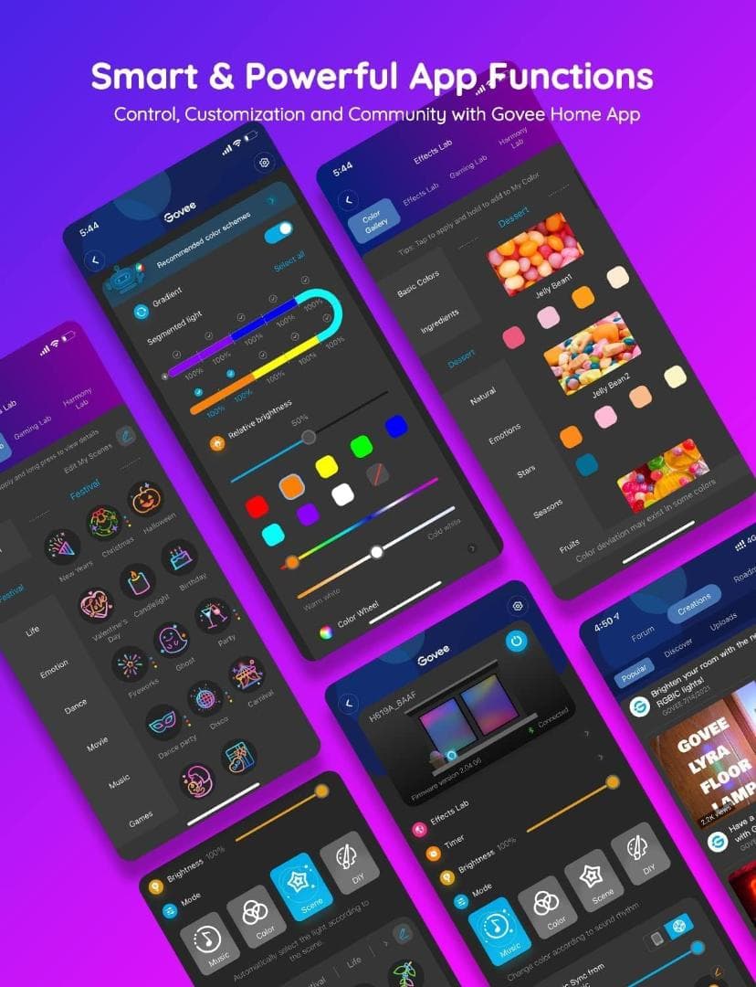 シーリングライト・天井照明 Govee RGBIC PRO led striplight 20m H619E