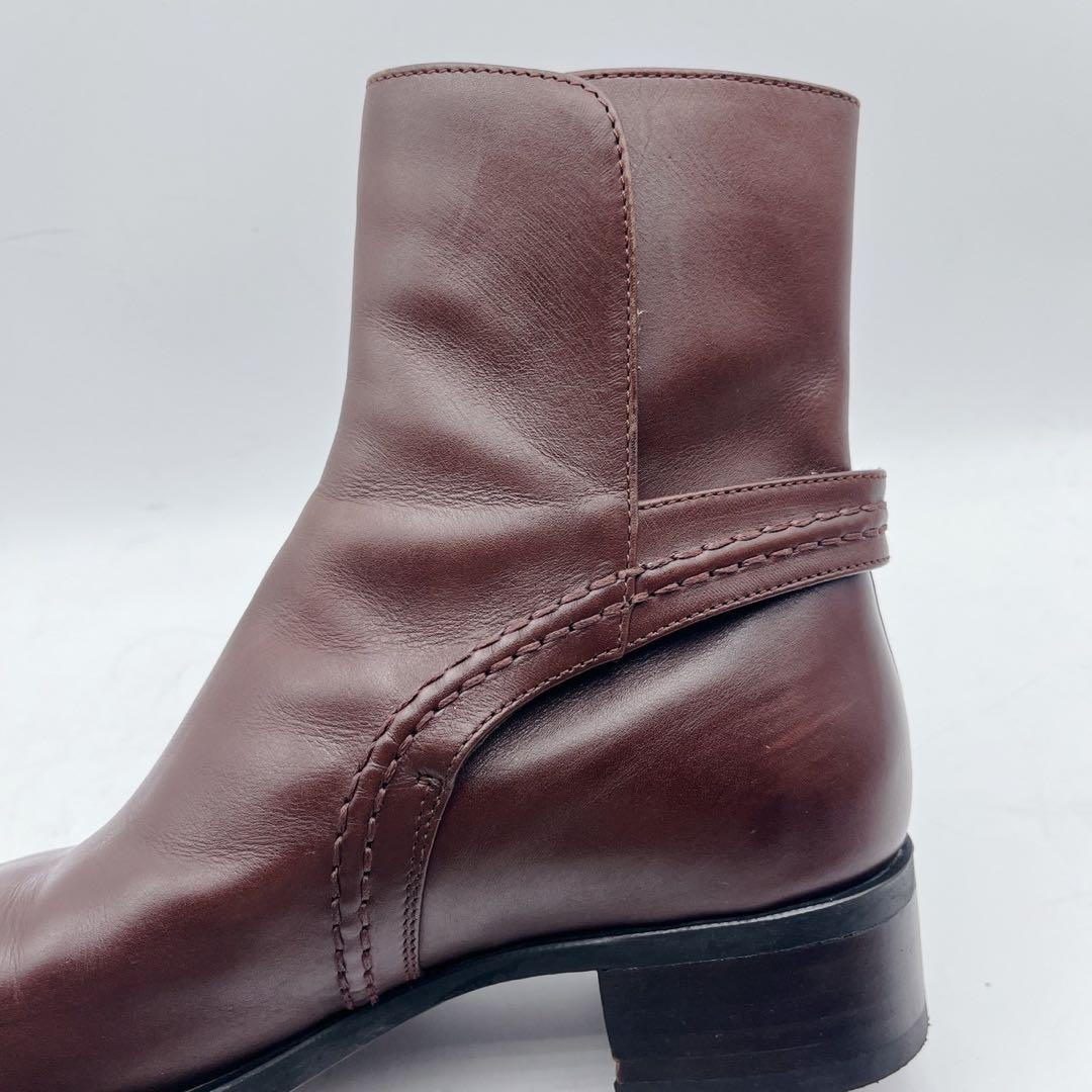 美品✨TOD'S トッズ ジョッパーブーツ ショートブーツ ダークブラウン 37