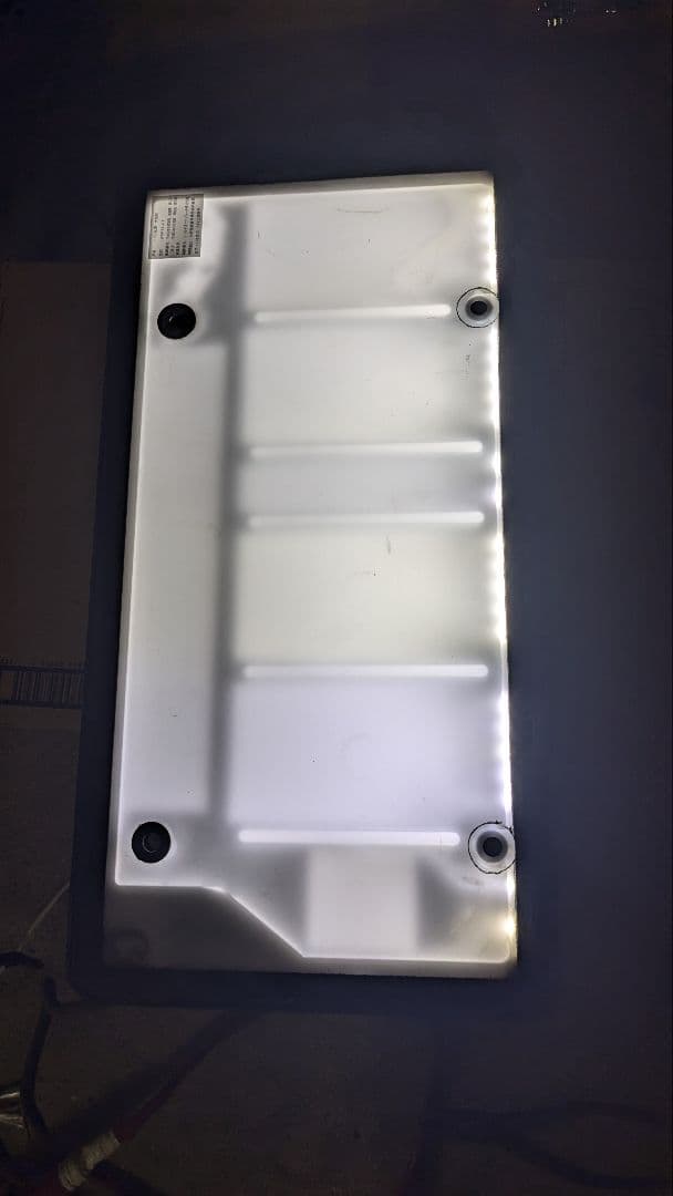 大型用字光式ナンバープレート