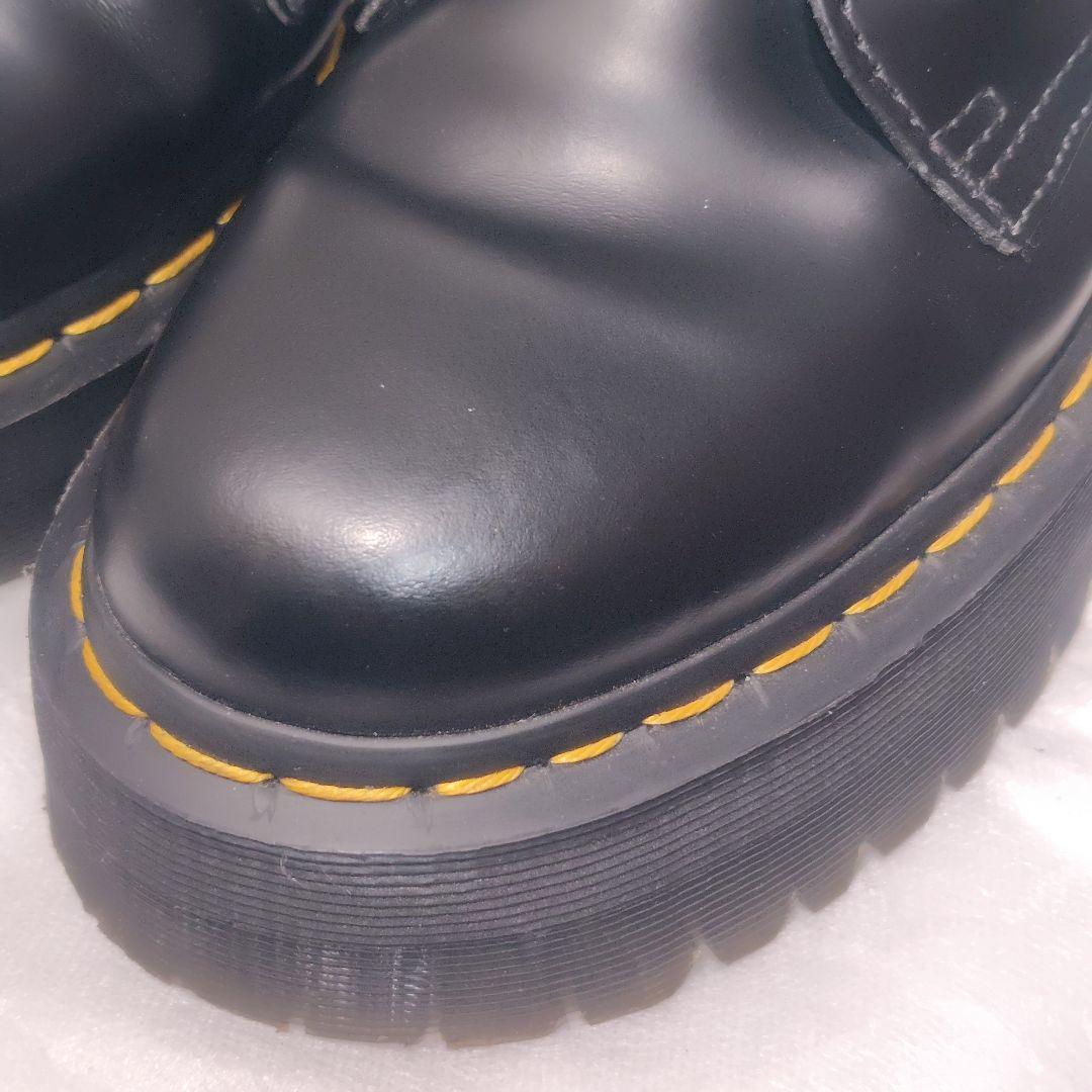 極美品☆Dr.Martens JADON 本革 厚底 サイドジップ ダブルソール