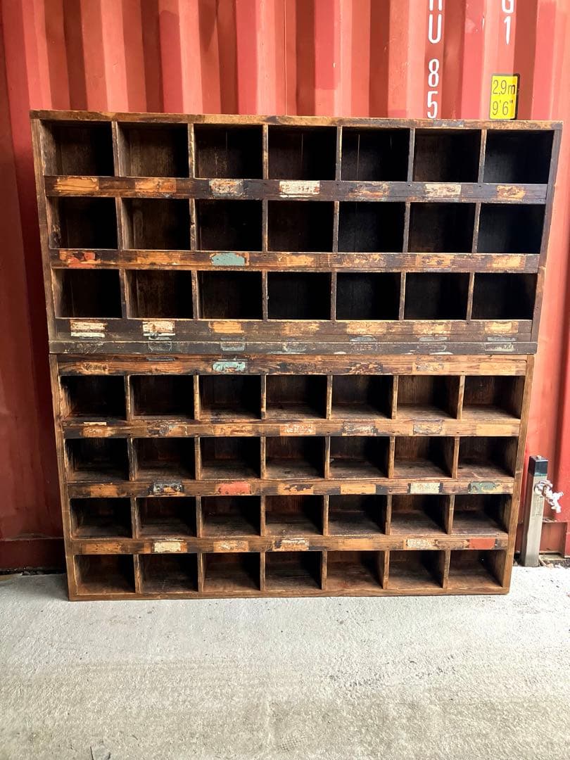 古道具オープンシェルフ