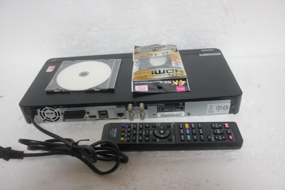 『内部清掃』 東芝 ブルーレイ　DBR-Z620 1TB リモコン　HDMI