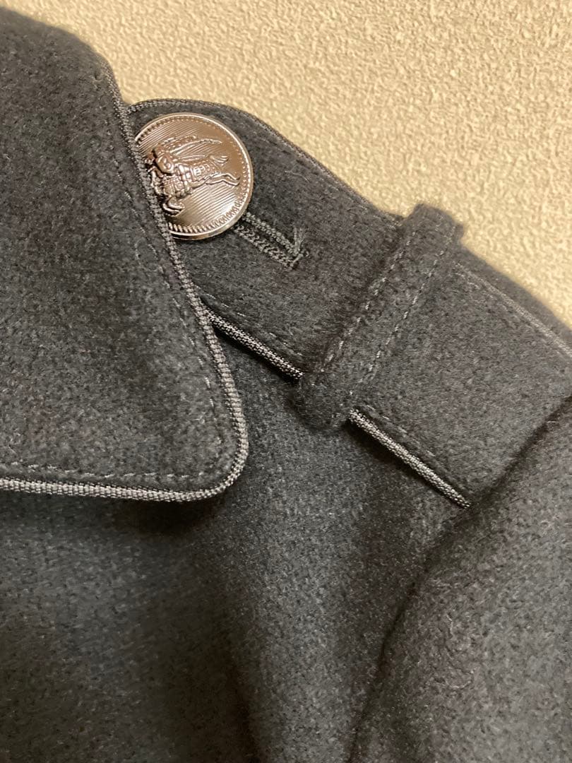 BURBERRY BLACKLABEL ピーコート黒
