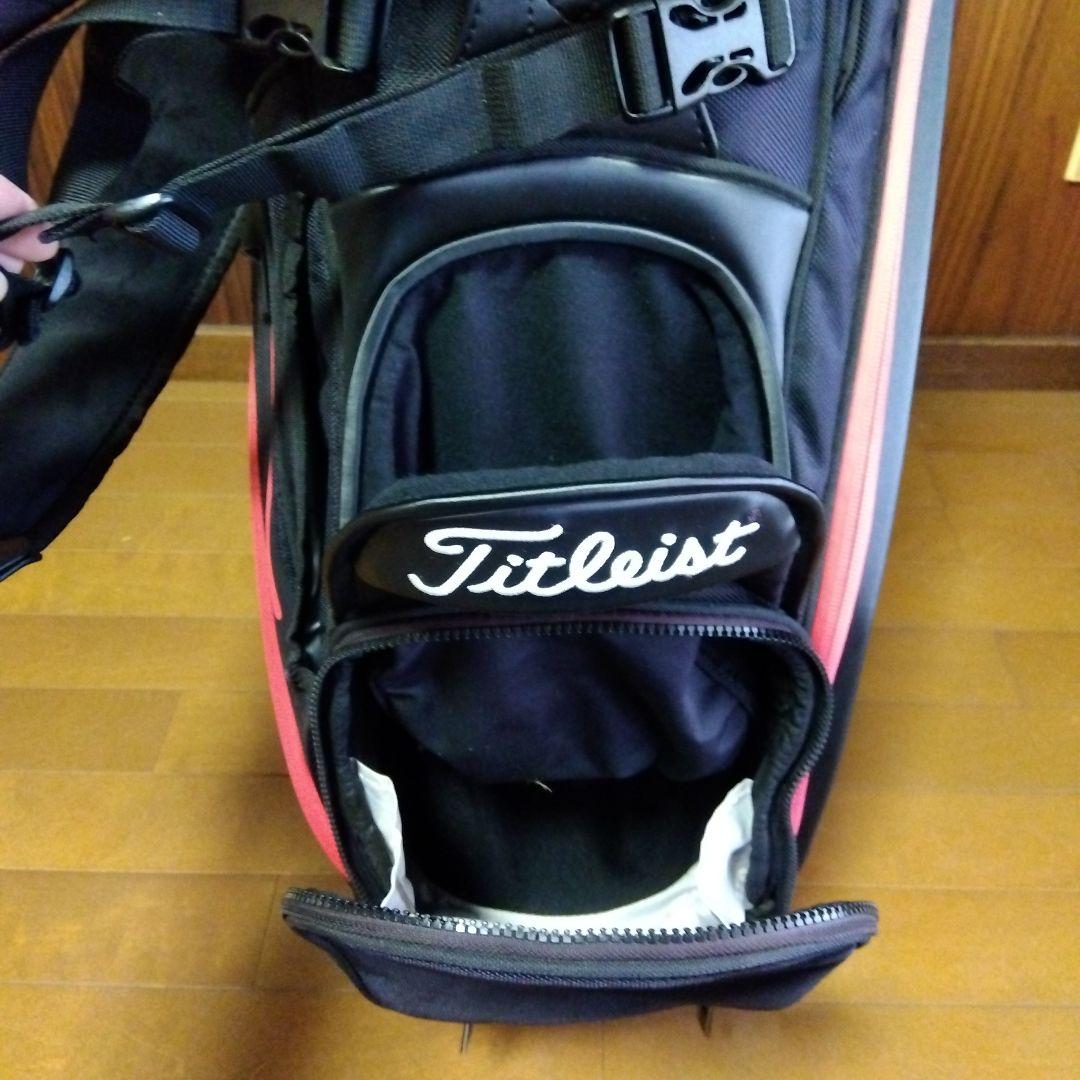 Titleist スタンド付きキャディバッグ 黒