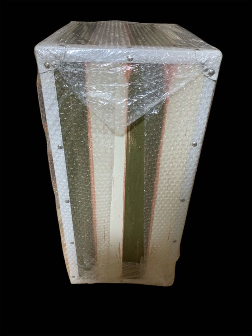 アンティーク調トランクチェスト四段洋タンス収納木製（動物柄）