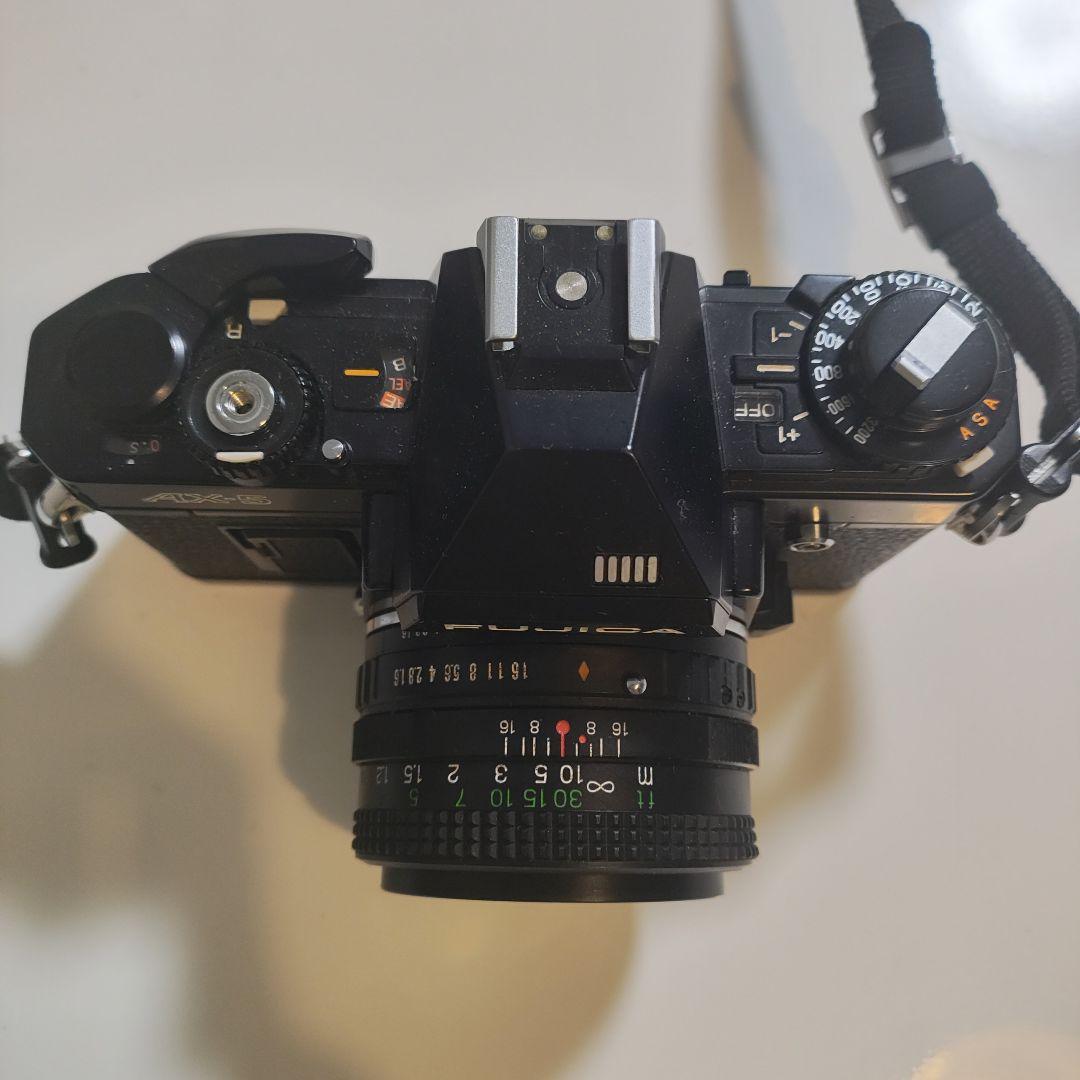 FUJICA AX-5 一眼レフカメラ 替えレンズ カバー付き