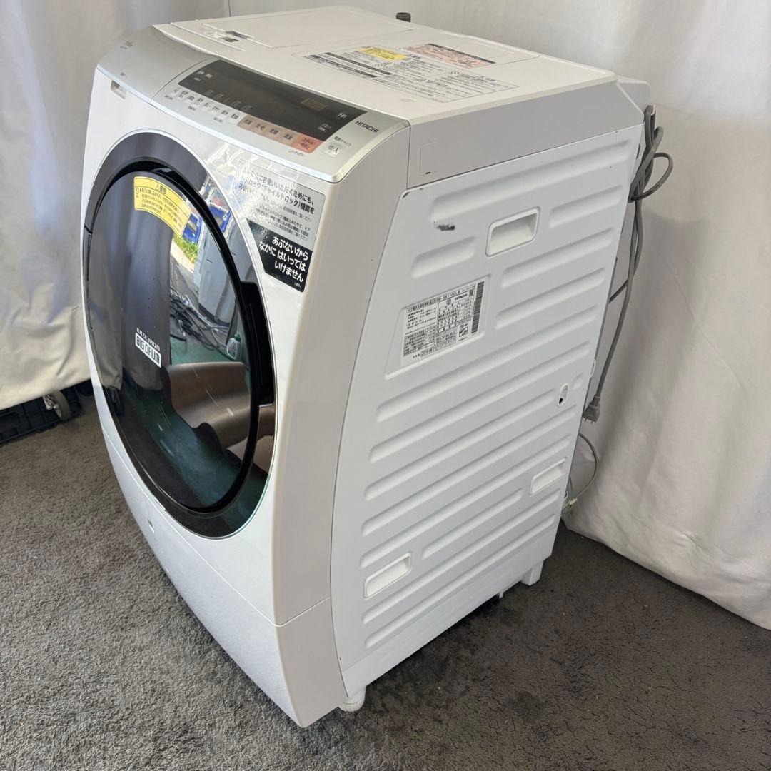 871　ドラム式洗濯機　日立　11㌔　設置無料　自動投入　AI搭載　安い　左開き