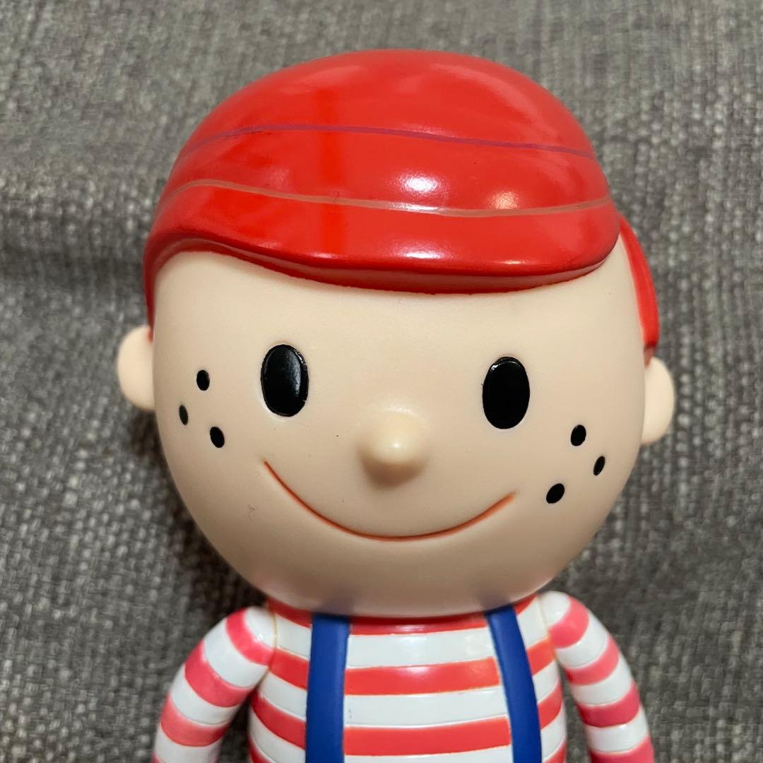 little boy&girl 貯金箱 男の子と女の子　ソフビ　フィギュア