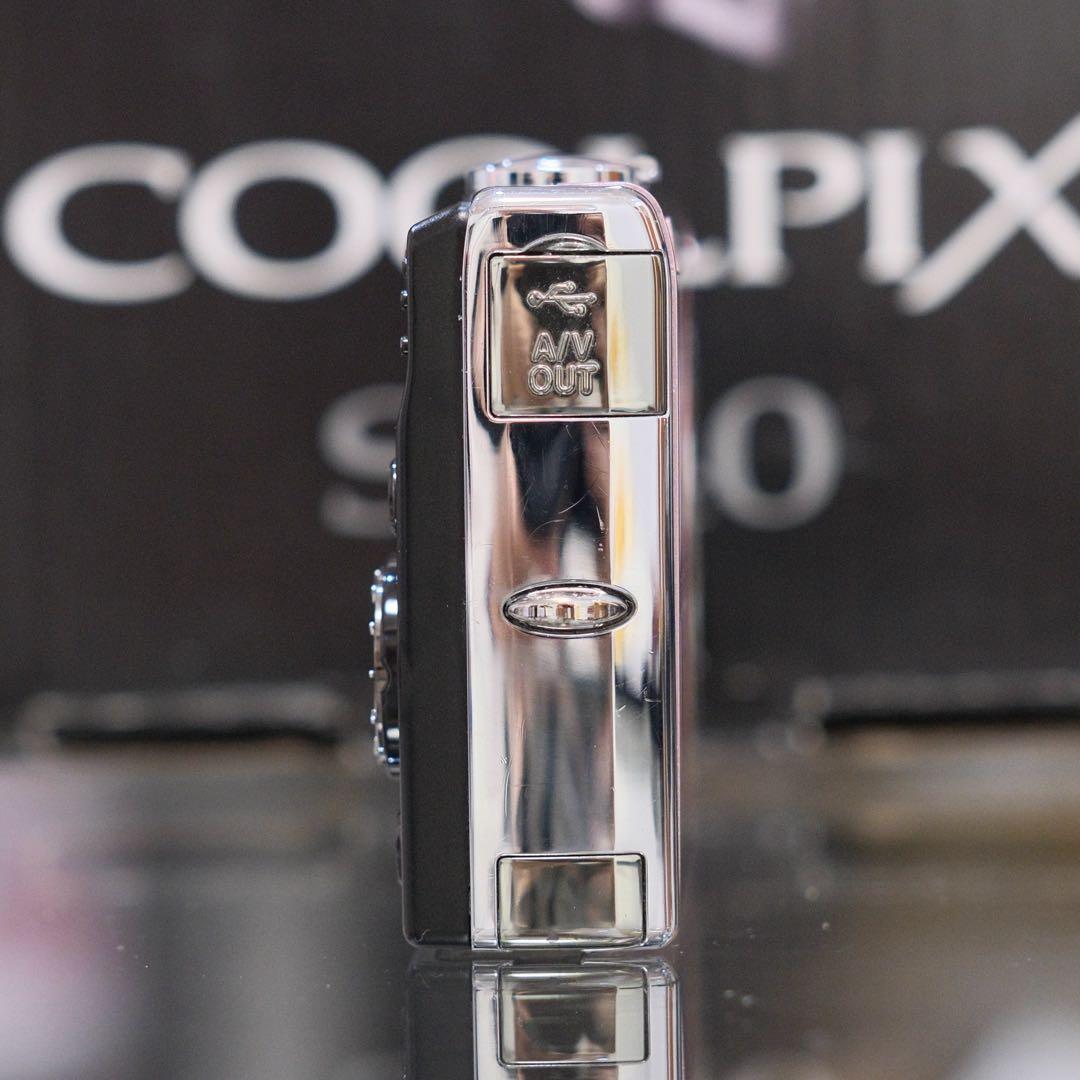 名機 動作品 平成レトロ Nikon COOLPIX S640 ピンク 元箱付き