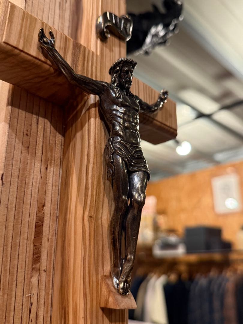 Jesus Olive Bronze Crucifixx オリーブ ブロンズ像