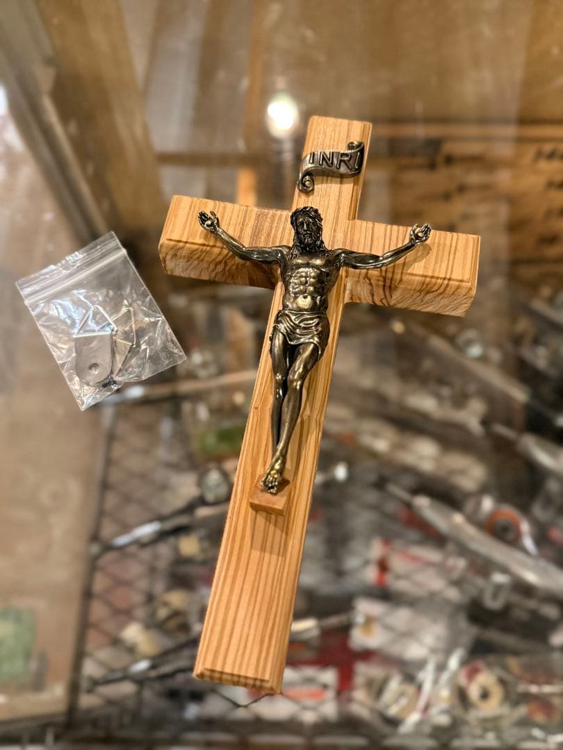 Jesus Olive Bronze Crucifixx オリーブ ブロンズ像