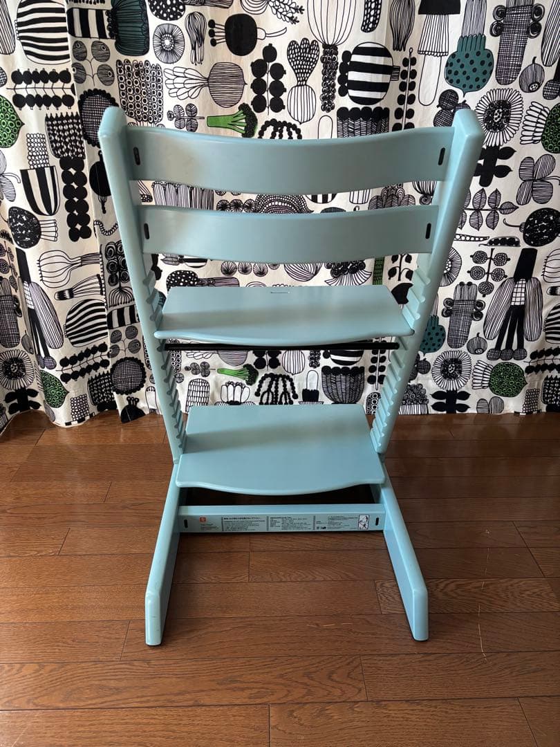 ストッケ　トリップトラップ　ベビーチェア　アクアブルー