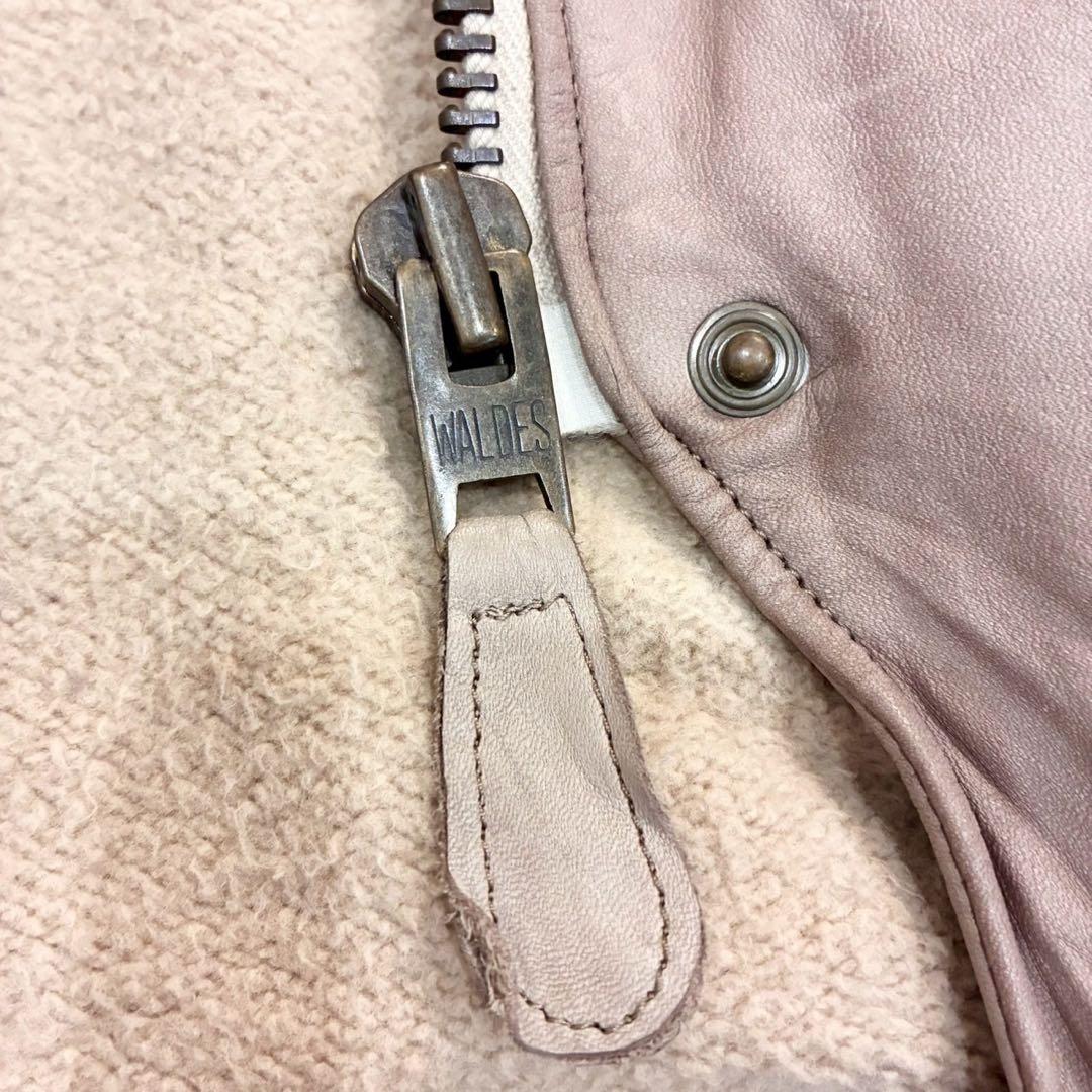 sisii✨2way洗えるレザージャケット　フィッシュテール リアルファー