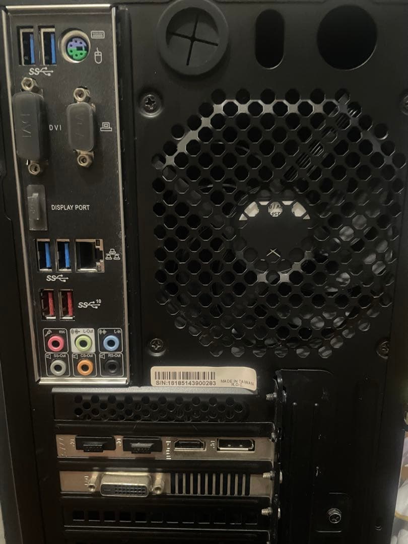 自作ゲーミングPC/Core i5-8500/16G/gtx1060