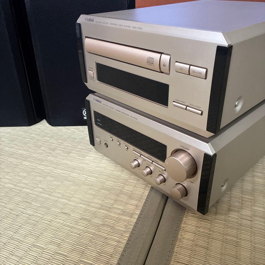 ヤマハ CDプレーヤー CDX-E100 & ステレオレシーバー RX-E100