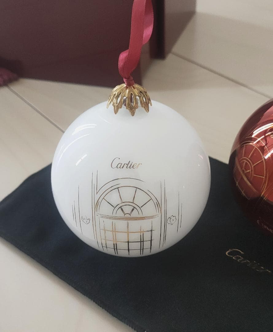 希少 未使用 カルティエ Cartier クリスマス オーナメント 引出BOX付