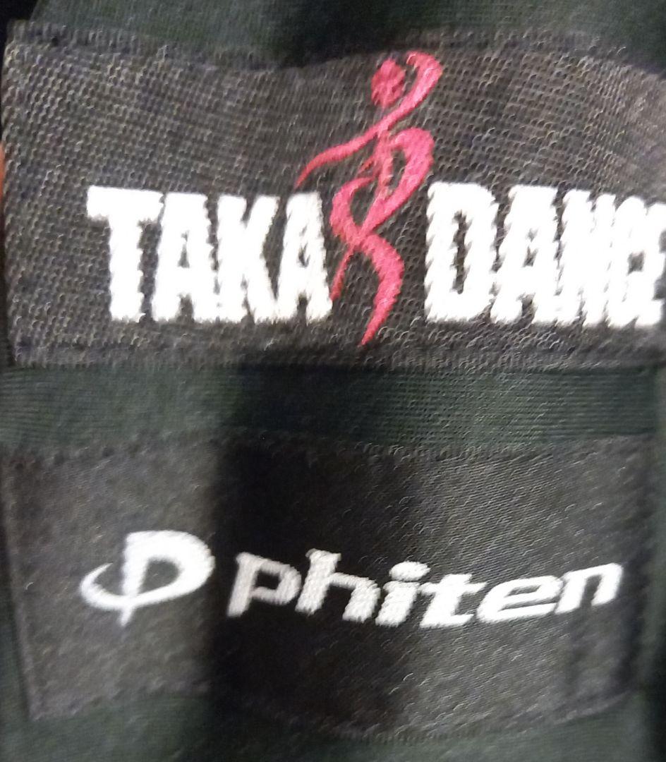 社交ダンス 競技ダンス TAKA DANCE イカムネシャツ 黒/白 42サイズ