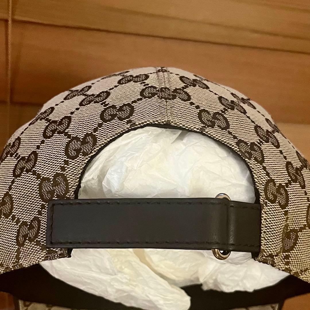 ✴︎限定お値下げ✴︎【正規品】GUCCI GGパターンベースボールキャップ　Lサイズ
