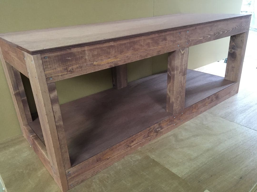 水槽台120×45用　補強柱付