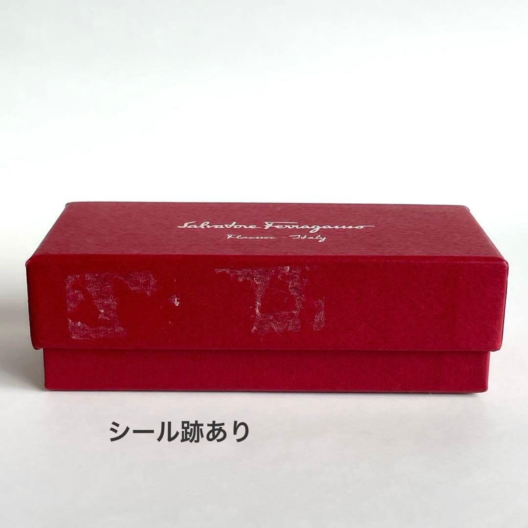 【美品・箱付き】 フェラガモ ヴァラリボン バレッタ ブラック ゴールド金具