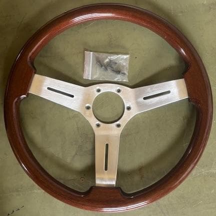 【再値下げ】NARDI ウッドステアリング 直径36.5cm