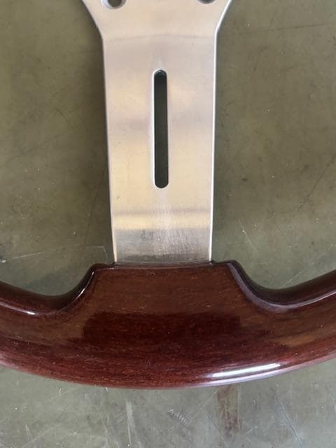 【再値下げ】NARDI ウッドステアリング 直径36.5cm