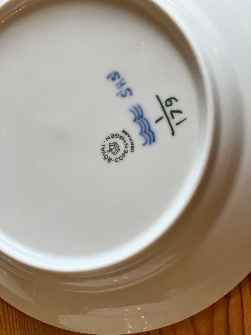 ロイヤルコペンハーゲン　ブルーフルーテッド　19デザートプレート×5